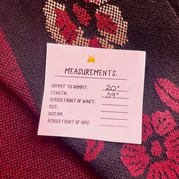 MAXSPORT Black Red Floral Duster Cardigan Sweater Wool Max Sport Knitwear Medium - Picture 11 of 11